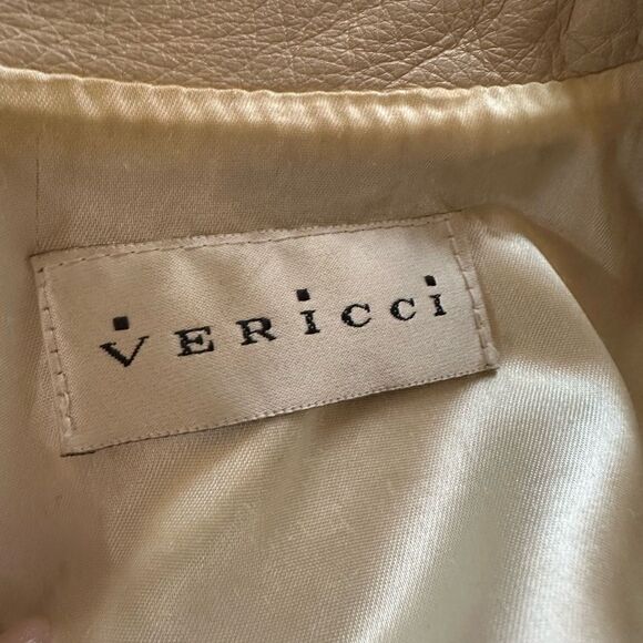 Vericci Leather Jacket Cream - Picture 5 of 12